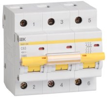 ВА 47-100 3Р 63А 10 кА С (MVA40-3-063-C)