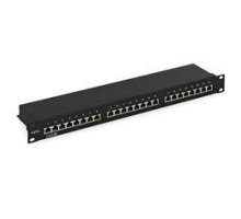 Патч-панель 19", 24хRJ-45, FTP, Cat.5e, 1U (10-0402)