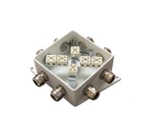 КМ-О (12к*6,0)-IP66-120х120, шесть вводов