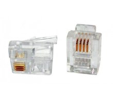PLUG-6P4C-P-C2-100 (100 шт)