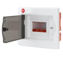 Щиток встраиваемый с дверцей 4 модуля IP41 белый (81504)