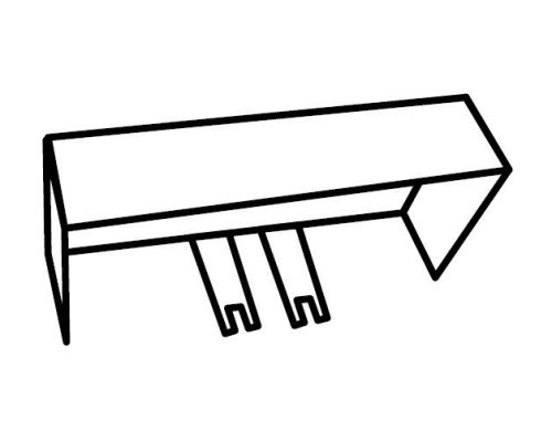 Заглушка 100х40 RF (76814)