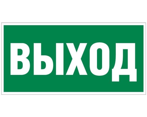 Пластик (Е-22) Указатель выхода (150х300)