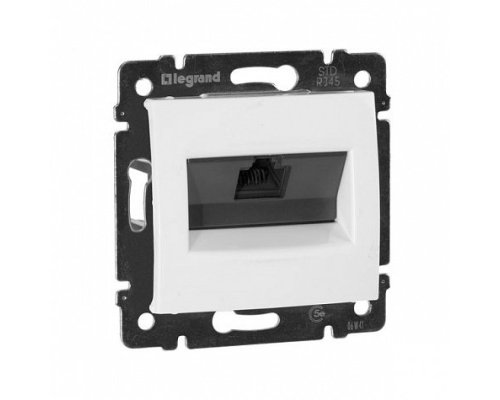 Valena розетка компьютерная RJ45, 5e UTP, скрытой установки, белая (774230)