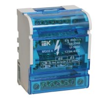 Шина на DIN-рейку в корпусе (кросс-модуль) ШНК 4х7 3L+PEN (YND10-4-07-100)