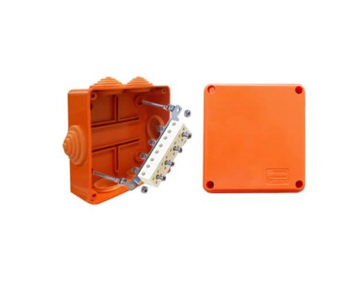 Коробка JBS100 100х100х55, 6 вых., 6P (0,15...2,5мм²) (43017HF)