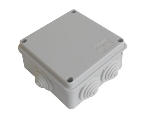 Коробка JBS100 100х100х55, 6 вых., IP55, серая (44007)