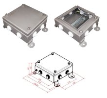 КМ IP55-1515, 8 вводов, нержавейка