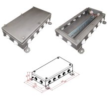 КМ IP55-1530, 14 вводов, нержавейка