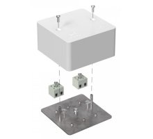 Коробка огнестойкая для кабель-канала Е15-Е120 RAL9003 103х103х45 (40-0470-FR10.0-4) (Промрукав)