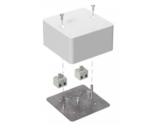 Коробка огнестойкая для кабель-канала Е15-Е120 RAL9003 103х103х45 (40-0470-FR10.0-4) (Промрукав)