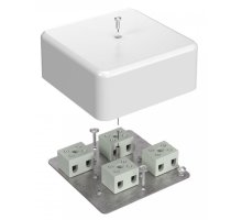 Коробка огнестойкая для кабель-канала Е15-Е120 RAL9003 103х103х45 (40-0470-FR2.5-8) (Промрукав)