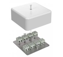 Коробка огнестойкая для кабель-канала Е15-Е120 RAL9003 103х103х45 (40-0470-FR6.0-16) (Промрукав)