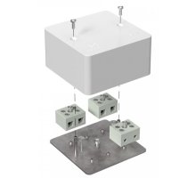 Коробка огнестойкая для кабель-канала Е15-Е120 RAL9003 85х85х45 (40-0460-FR10.0-6) (Промрукав)