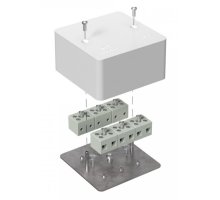 Коробка огнестойкая для кабель-канала Е15-Е120 RAL9003 85х85х45 (40-0460-FR2.5-12) (Промрукав)