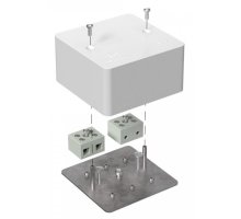 Коробка огнестойкая для кабель-канала Е15-Е120 RAL9003 85х85х45 (40-0460-FR2.5-4) (Промрукав)