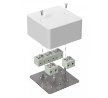Коробка огнестойкая для кабель-канала Е15-Е120 RAL9003 85х85х45 (40-0460-FR6.0-10) (Промрукав)