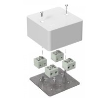 Коробка огнестойкая для кабель-канала Е15-Е120 RAL9003 85х85х45 (40-0460-FR6.0-8) (Промрукав)