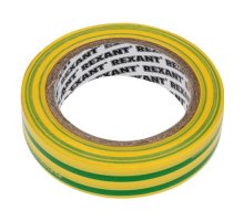 Изолента желто-зеленая ПВХ 10х15х0.13мм (KR-09-2007)