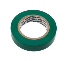 Изолента зеленая ПВХ 10х15х0.13мм (KR-09-2003)