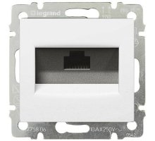 Valena розетка компьютерная RJ45, Cat.6 UTP, скрытой установки, белый (774246)