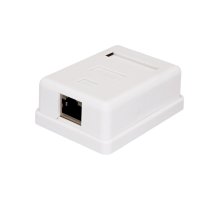 Розетка настенная RJ-45, 8P8C, Cat.6, 1 порт FTP (10-0352)