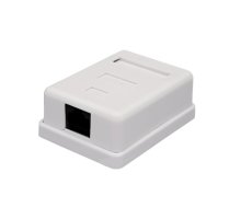 Розетка настенная RJ-45, 8P8C, Cat.6, 1 порт UTP (10-0355)