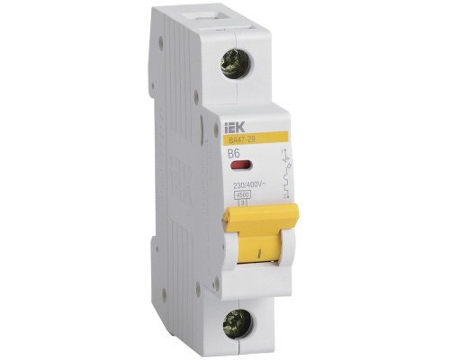 ВА47-29 1P B 6А 4,5кА KARAT (MVA20-1-006-B)