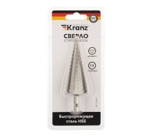 Сверло по металлу ступенчатое 4,0-32,0 мм 102 mm 62 HRC Kranz (KR-12-6603)