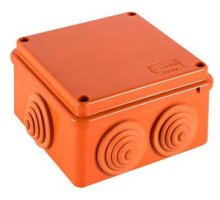 Коробка JBS100 100х100х55, 6 вых., 6P (1,5…10мм²) (43367HF)