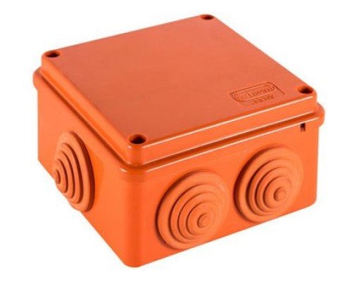Коробка JBS100 100х100х55, 6 вых., 6P (1,5…10мм²) (43367HF)