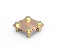 Соединитель пруток-пруток, D8 мм, медь (NG3104CU)