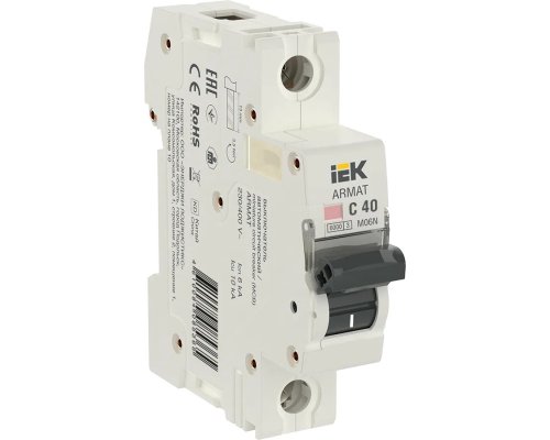 M06N 1P C 40А 6кА ARMAT (AR-M06N-1-C040)