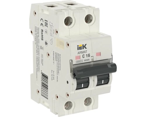 M06N 2P C 16А 6кА ARMAT (AR-M06N-2-C016)