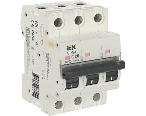 M06N 3P C 20А 6кА ARMAT (AR-M06N-3-C020)