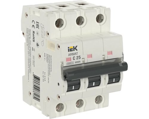 M06N 3P C 25А 6кА ARMAT (AR-M06N-3-C025)