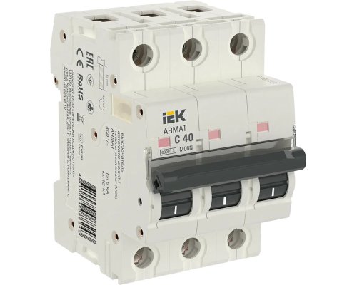 M06N 3P C 40А 6кА ARMAT (AR-M06N-3-C040)