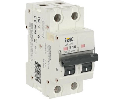 M06N 2P B 16А 6кА ARMAT (AR-M06N-2-B016)