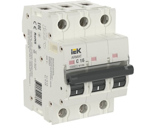 M10N 3P C 16А 10кА ARMAT (AR-M10N-3-C016)