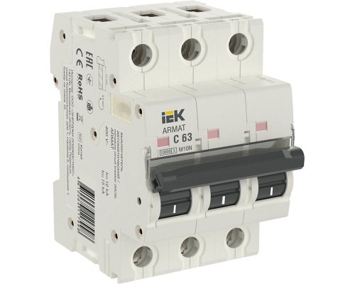 M10N 3P C 63А 10кА ARMAT (AR-M10N-3-C063)