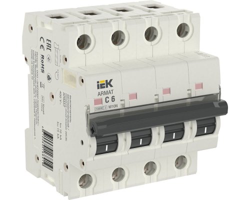 M10N 4P C 6А 10кА ARMAT (AR-M10N-4-C006)