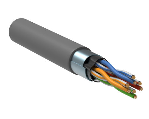 GENERICA F/UTP кат. 5E 100МГц 4 пары PVC INDOOR серый (BC1-C5E04-311-305-G)