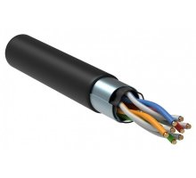 GENERICA F/UTP кат. 5E 100МГц 4 пары LDPE OUTDOOR черный (BC3-C5E04-339-305-G)