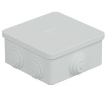 Коробка JBS080 85х85х40, 6 вых, IP44, белая (44006W-1)