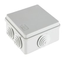 Коробка JBS101 100х100х55, 6 вых., IP55, серая (44037)