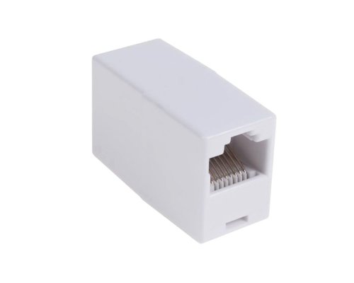 RJ-45 (розетка)-RJ-45 (розетка) (белый)