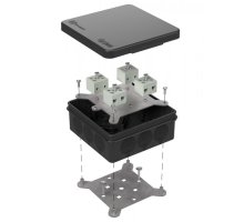 Коробка огнестойкая для о/п двухкомпонентная Е15-Е120 RAL9005 100х100х40 (60-0303-9005-FR6.0-8) (Промрукав)