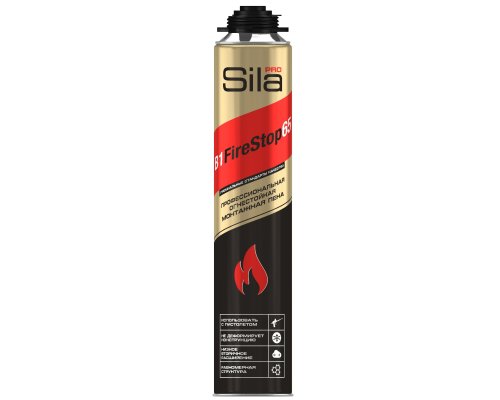 Пена огнестойкая Sila Pro B1 Firestop 65, 850 мл