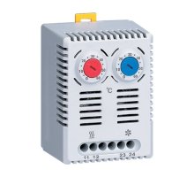 Термостат NO+NC (охл/обогрев) на DIN-рейку 10A 230В IP20 (T2C10M)