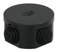 Коробка JBR065 D=65х35, 4 вых., IP44, черная (44004BL-1)